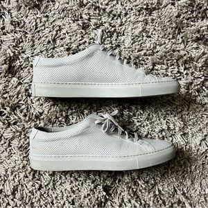 Common Project Achilles Sneaker Perforated Grey - Size 10 Men’s
